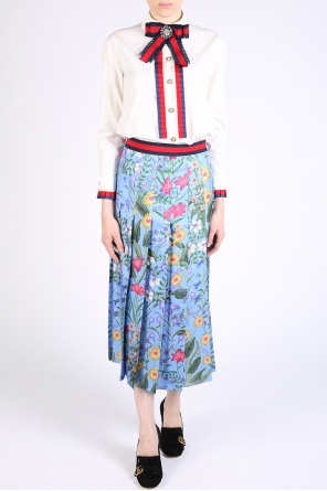 Patterned pleated skirt, zdjęcie 2 Patterned pleated skirt od Gucci